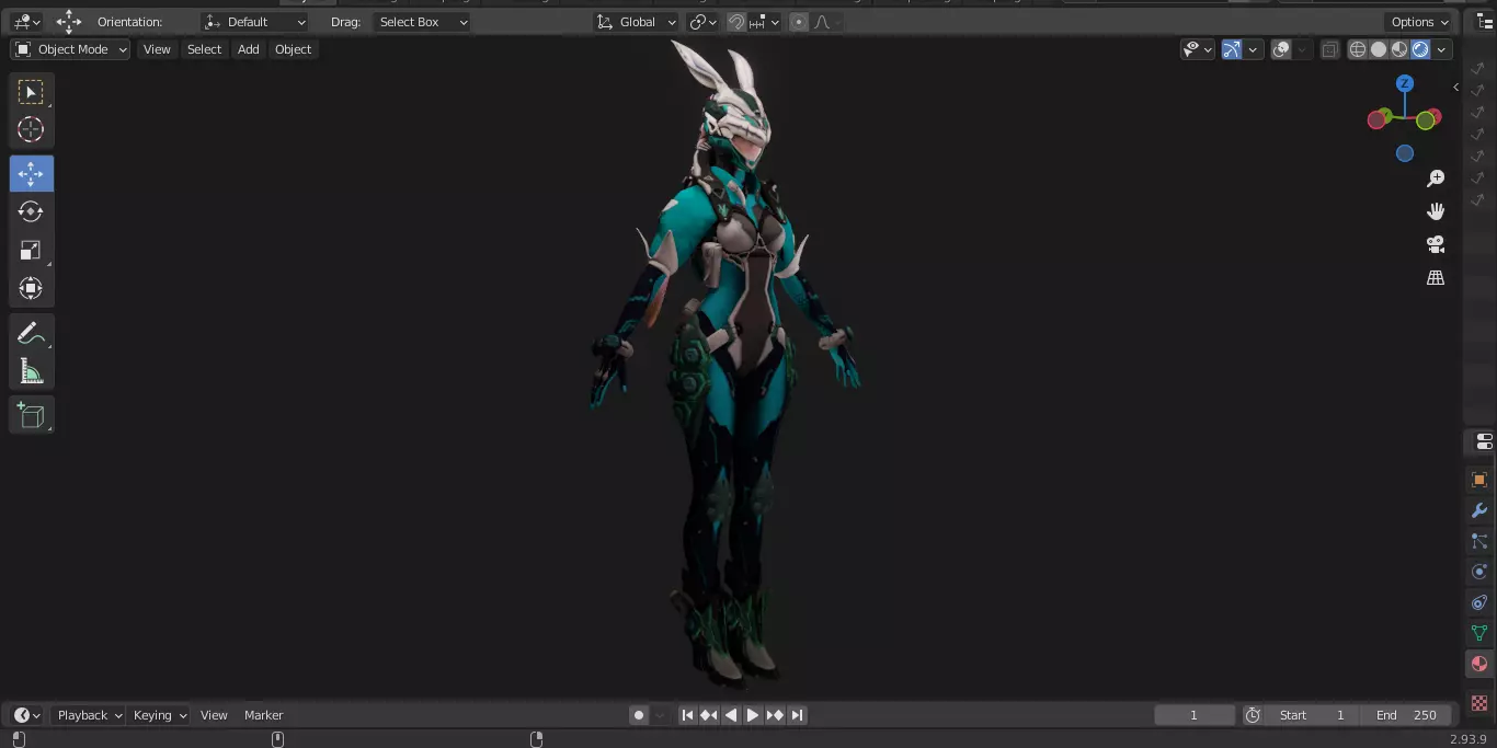 The First Descendant Skin 6 3D model_31