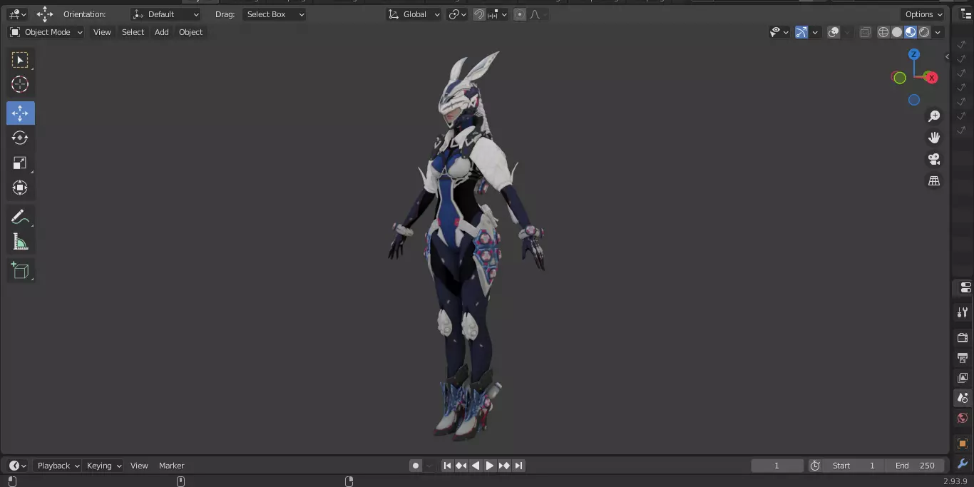 The First Descendant Skin 6 3D model_19