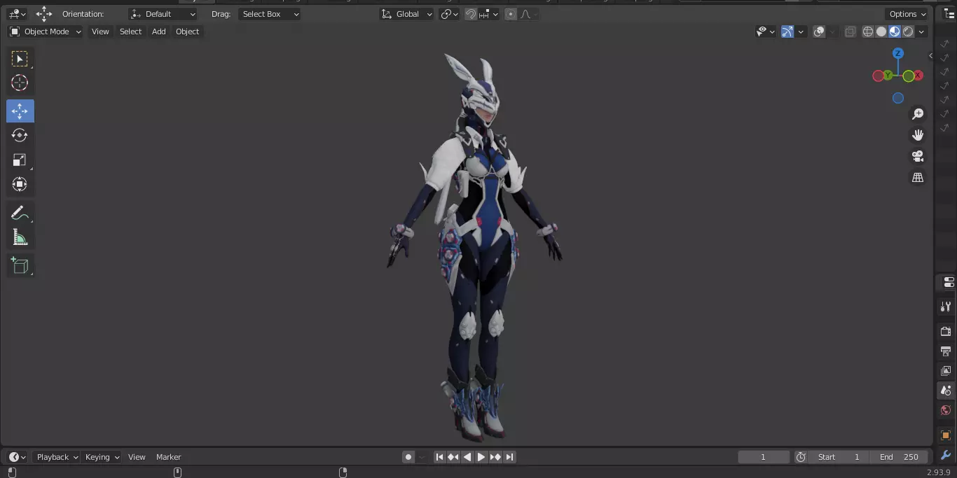 The First Descendant Skin 6 3D model_23