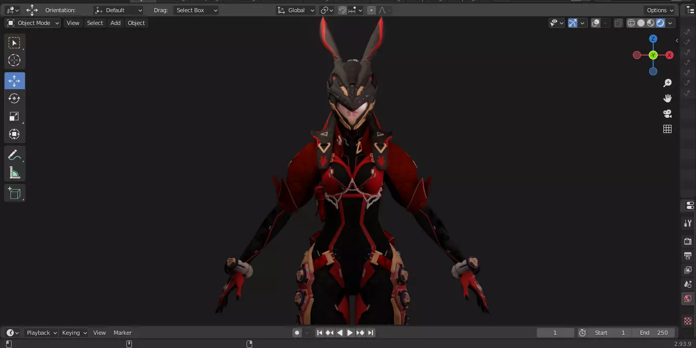 The First Descendant Skin 6 3D model_11
