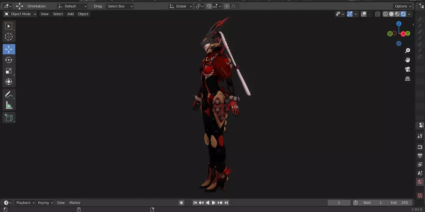 The First Descendant Skin 6 3D model_36