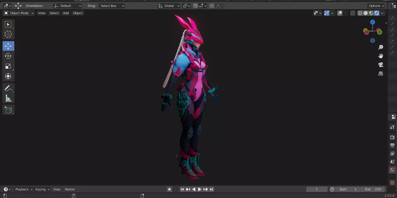 The First Descendant Skin 6 3D model_49