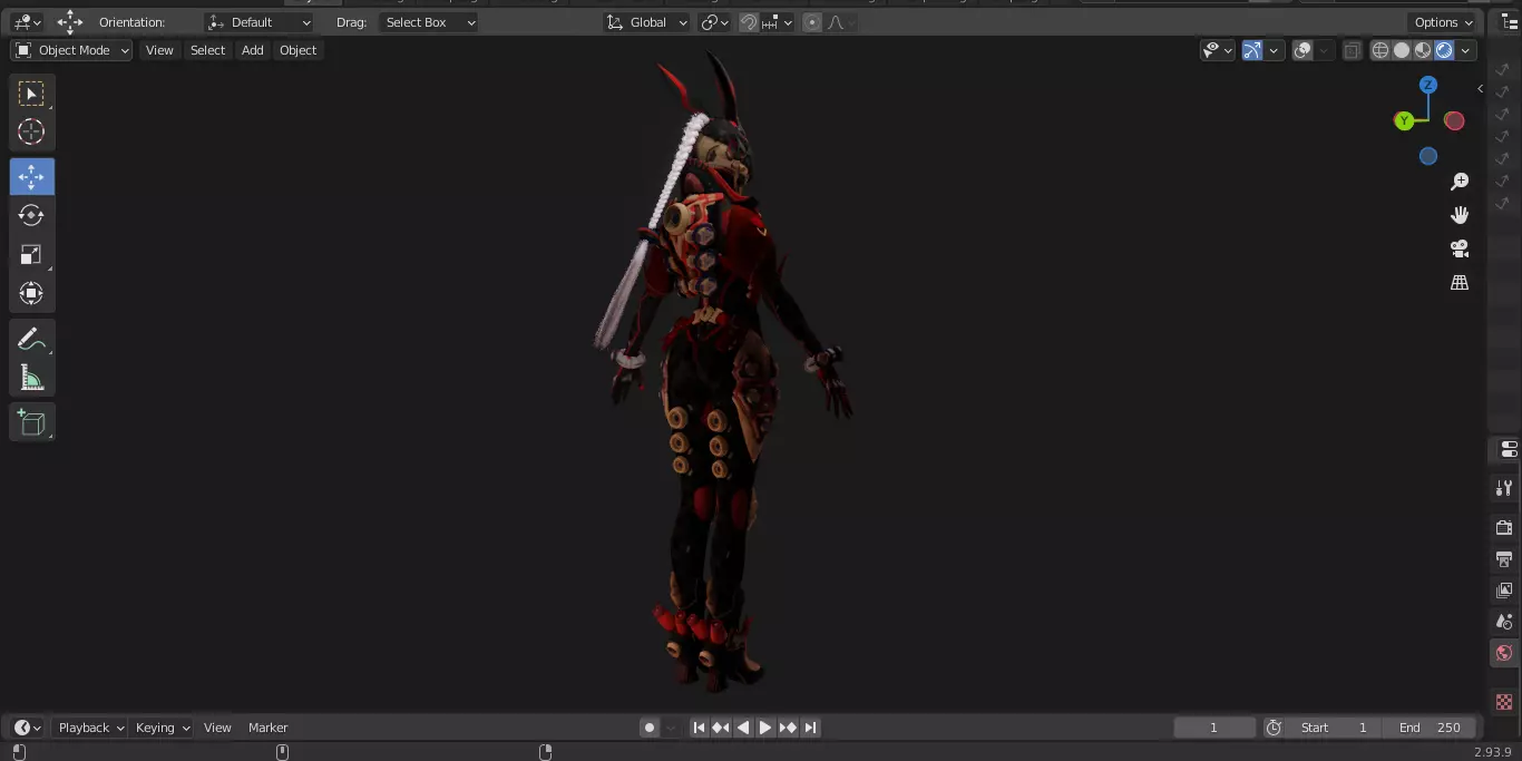 The First Descendant Skin 6 3D model_46