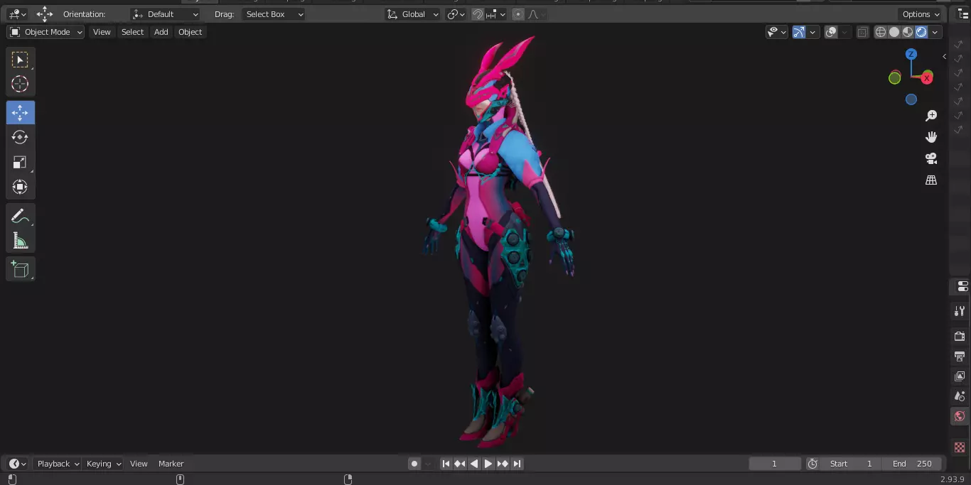 The First Descendant Skin 6 3D model_44