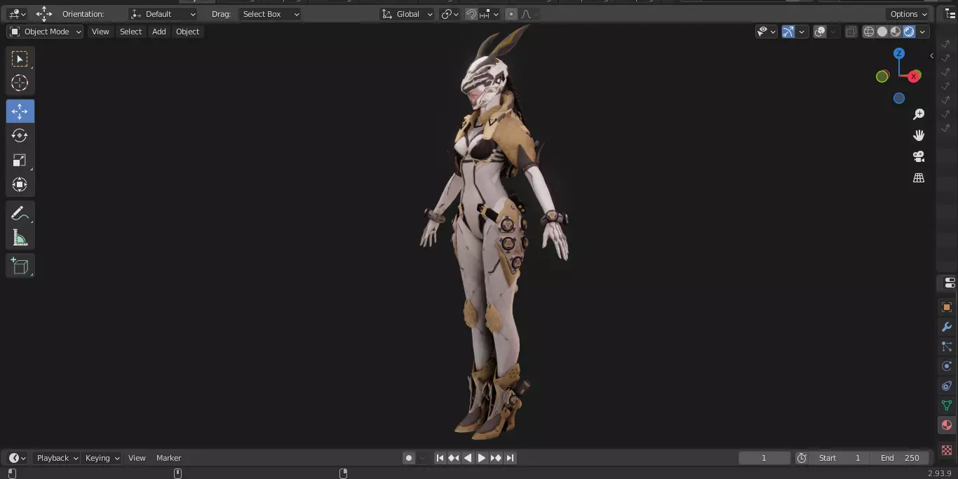 The First Descendant Skin 6 3D model_29