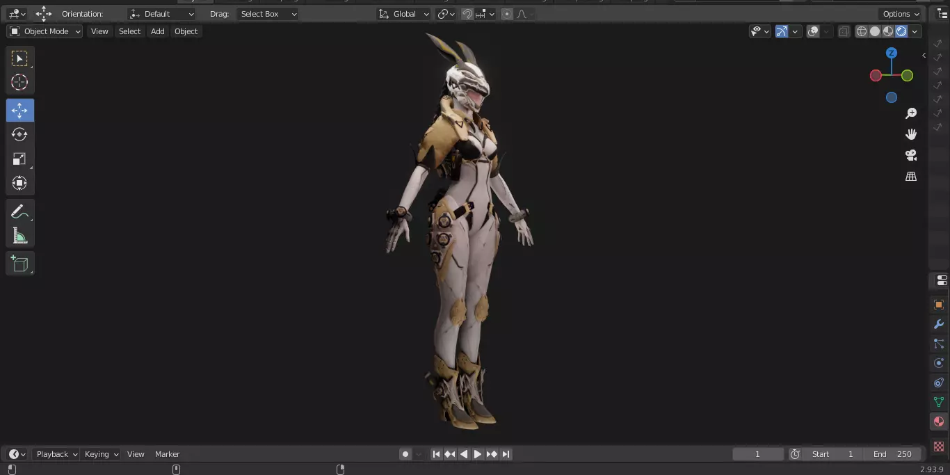 The First Descendant Skin 6 3D model_33