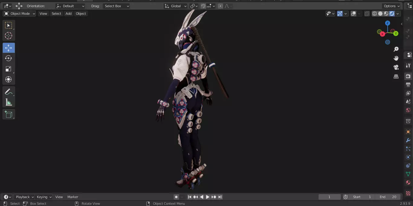 The First Descendant Skin 6 3D model_18