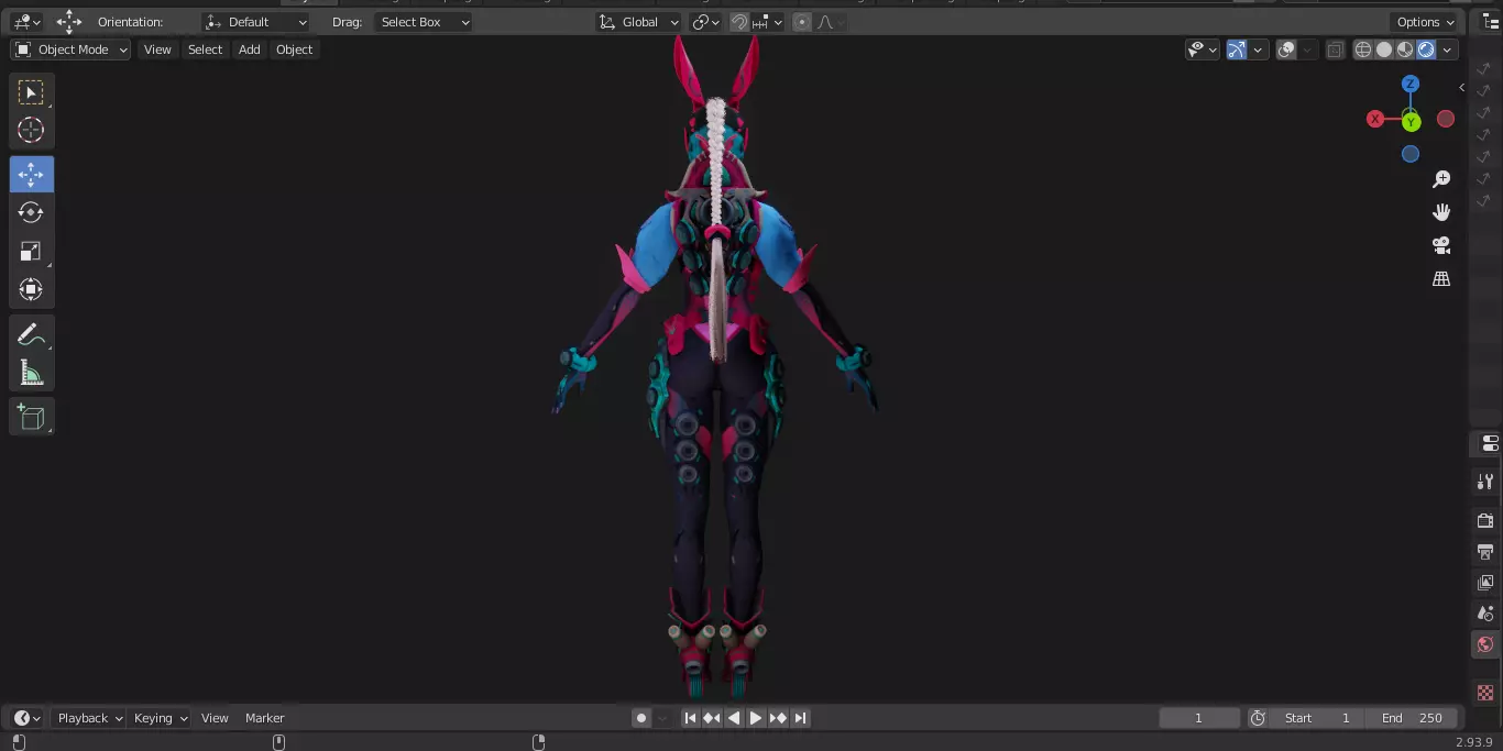 The First Descendant Skin 6 3D model_50