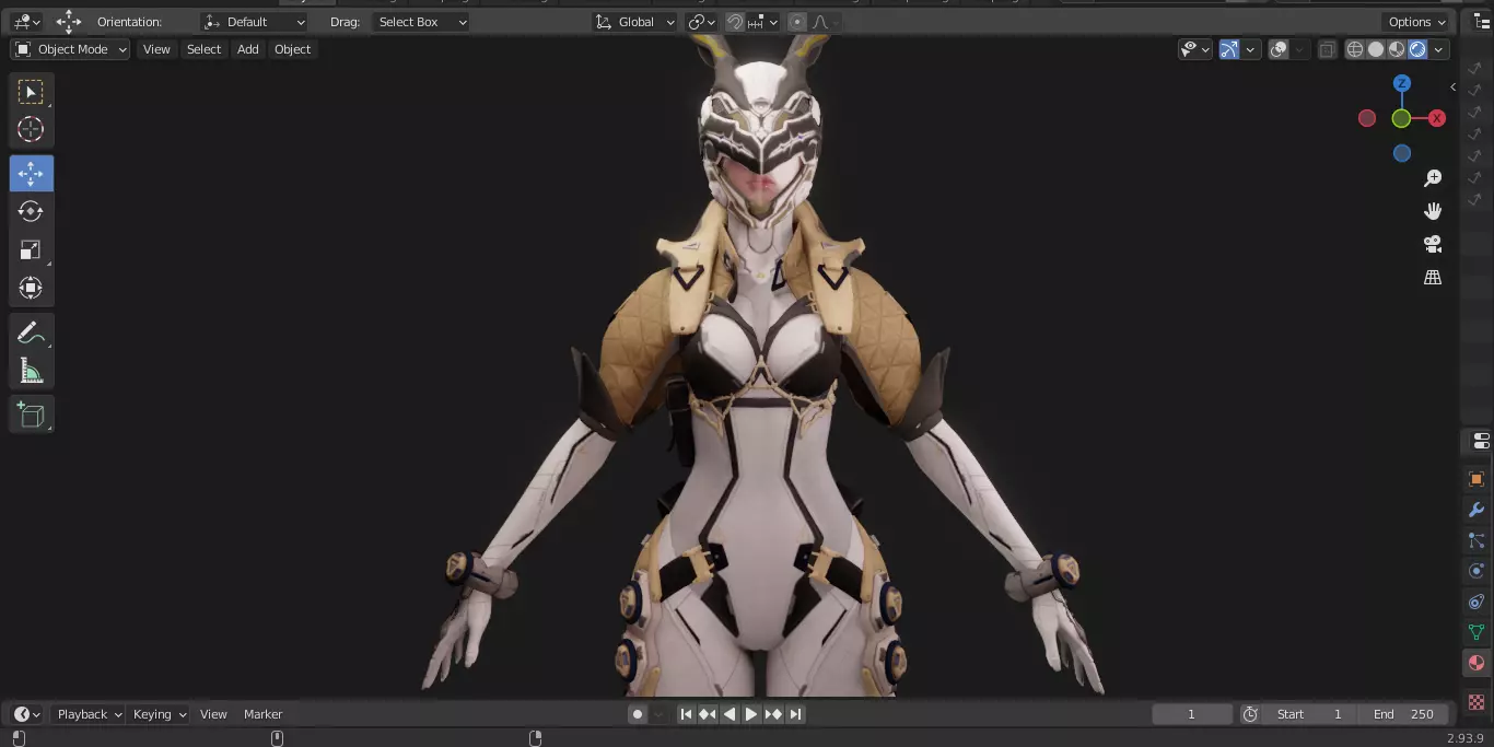 The First Descendant Skin 6 3D model_13