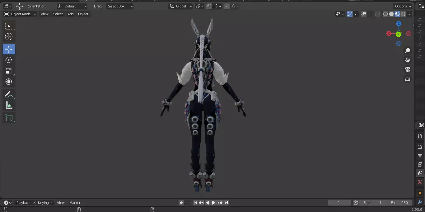 The First Descendant Skin 6 3D model_10