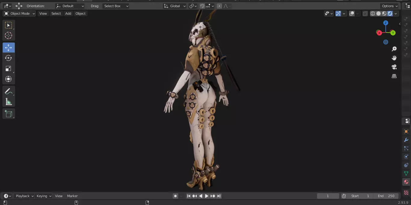 The First Descendant Skin 6 3D model_37
