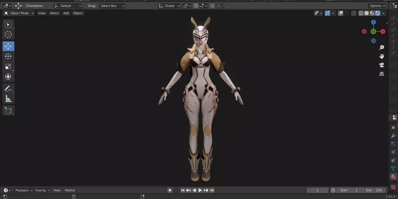 The First Descendant Skin 6 3D model_41