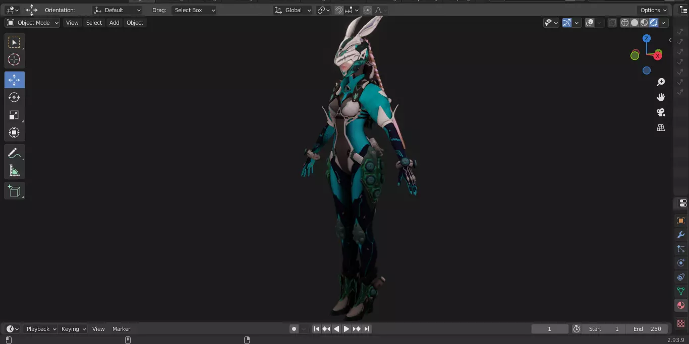 The First Descendant Skin 6 3D model_32