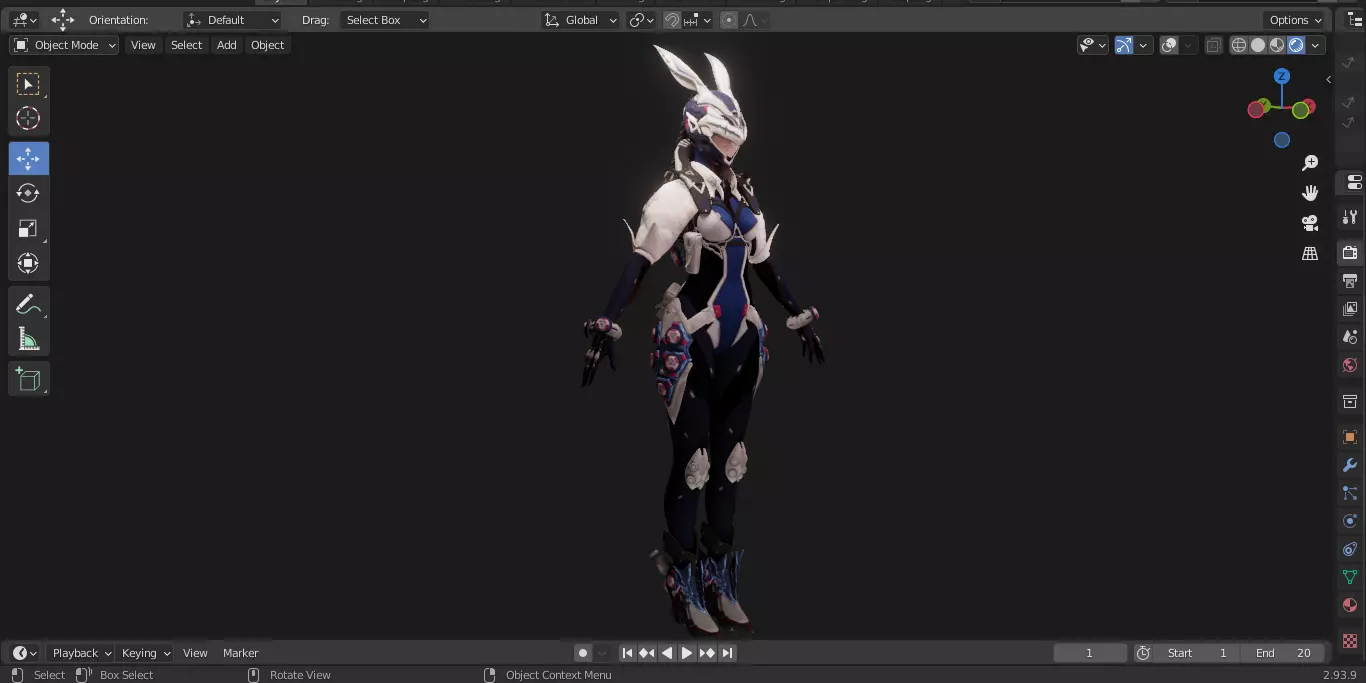 The First Descendant Skin 6 3D model_34