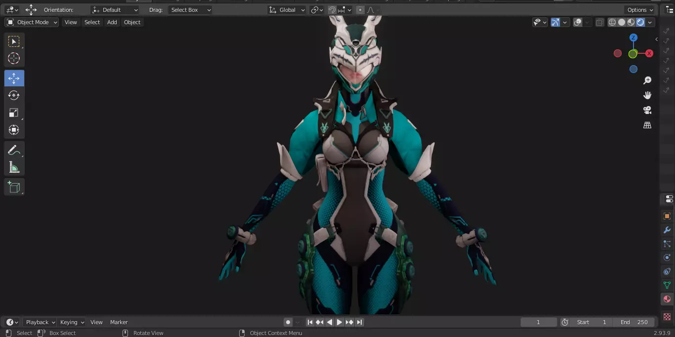 The First Descendant Skin 6 3D model_55