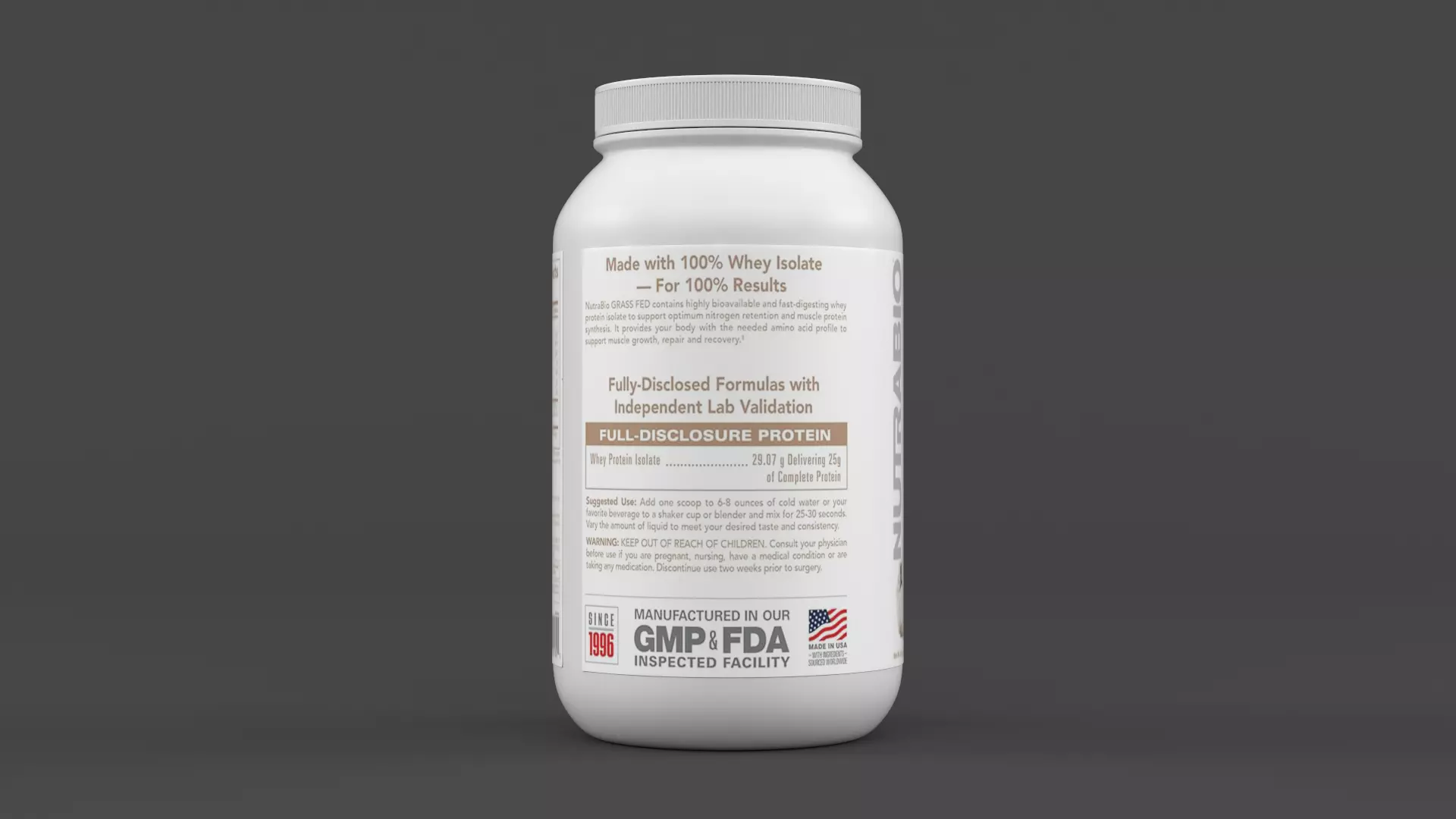 Protein Powder 3D model_2