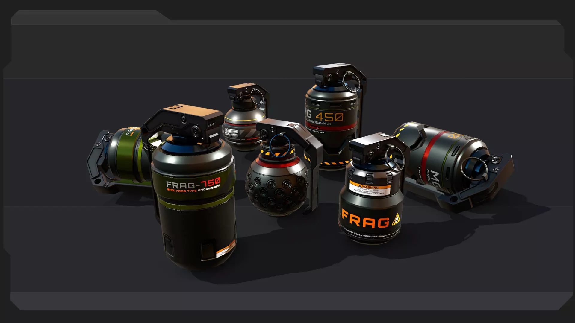 SF MILITARY Pack Low-poly 3D model_8