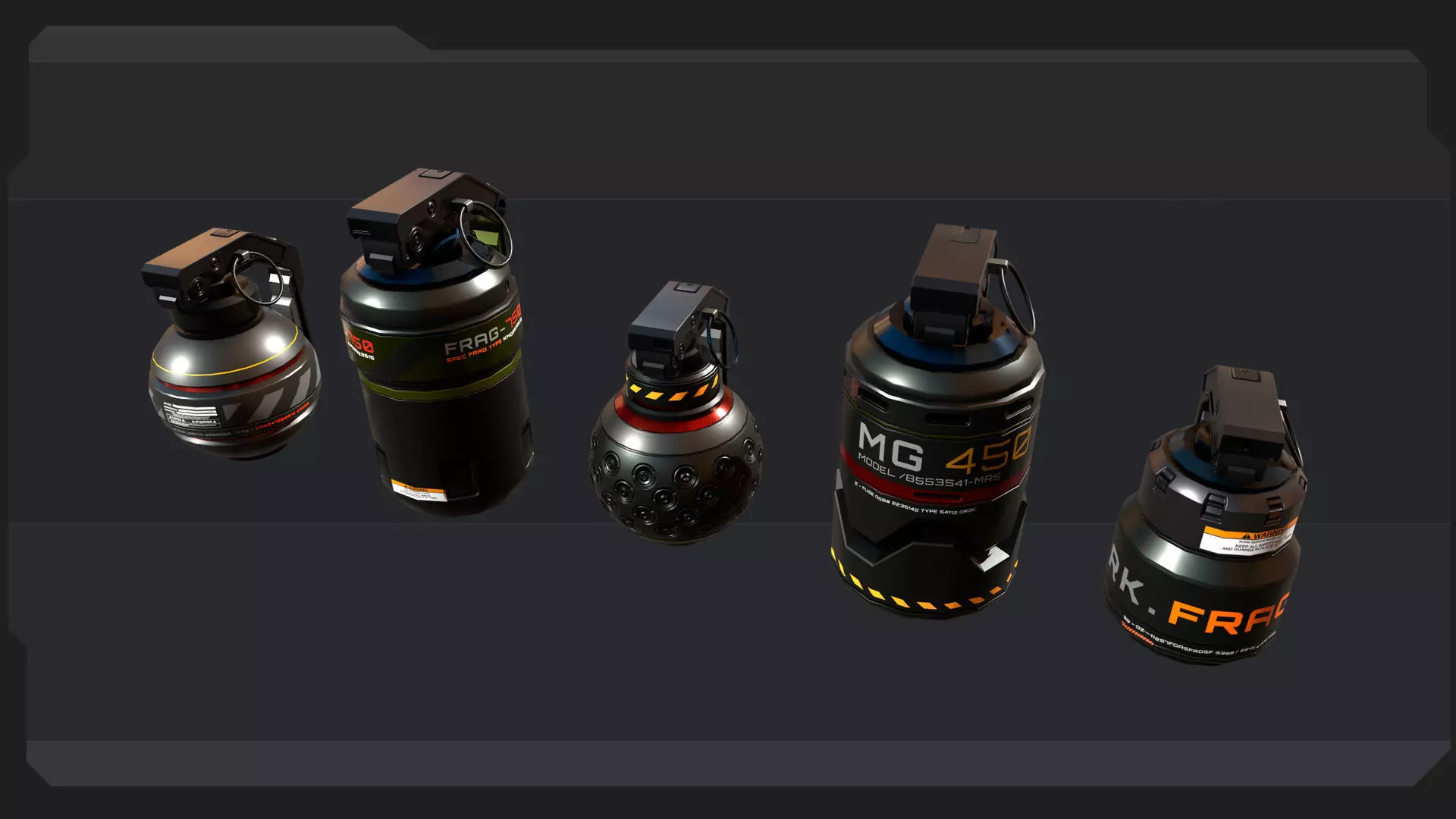 SF MILITARY Pack Low-poly 3D model_11