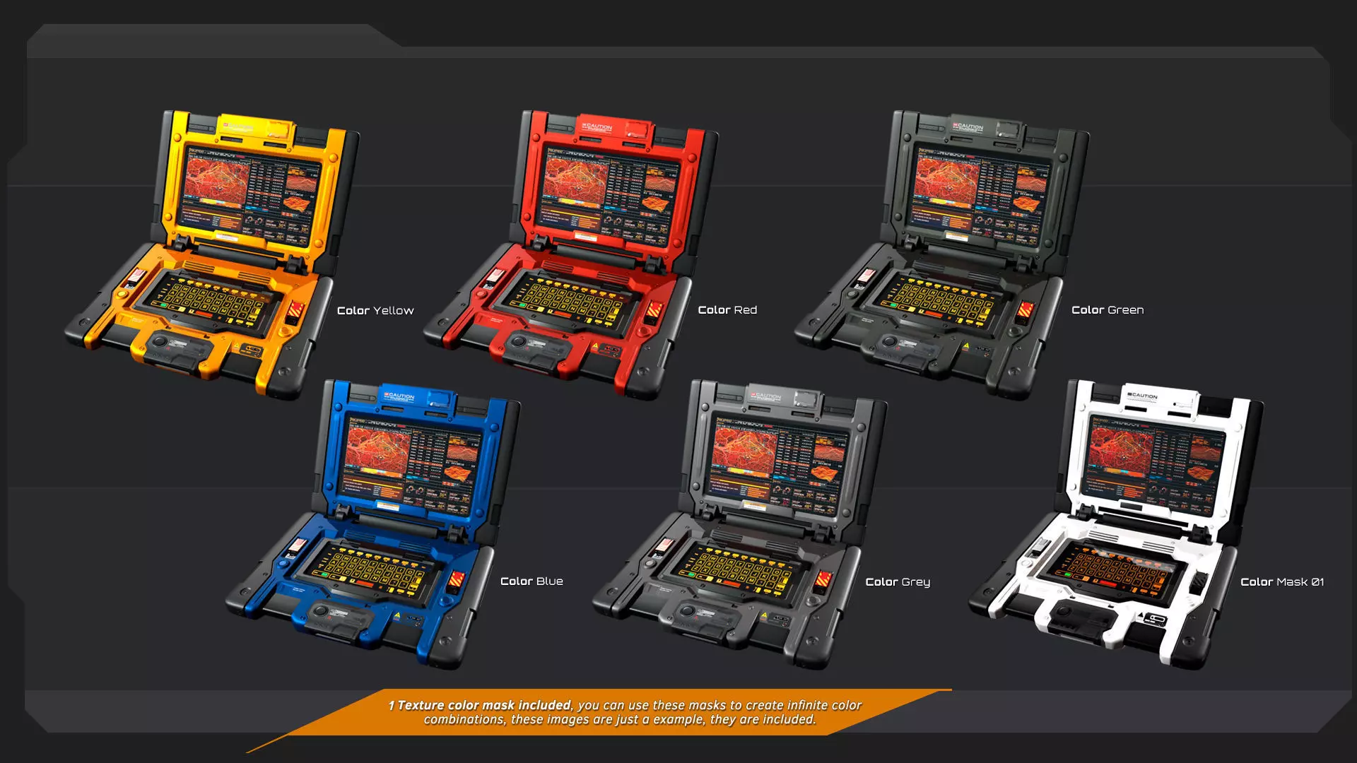 SF MILITARY Pack Low-poly 3D model_18