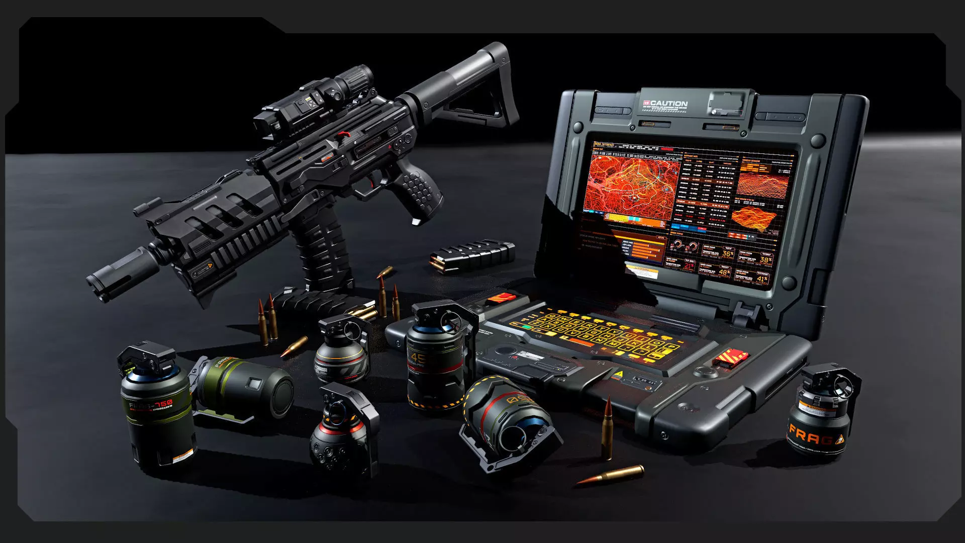 SF MILITARY Pack Low-poly 3D model_1