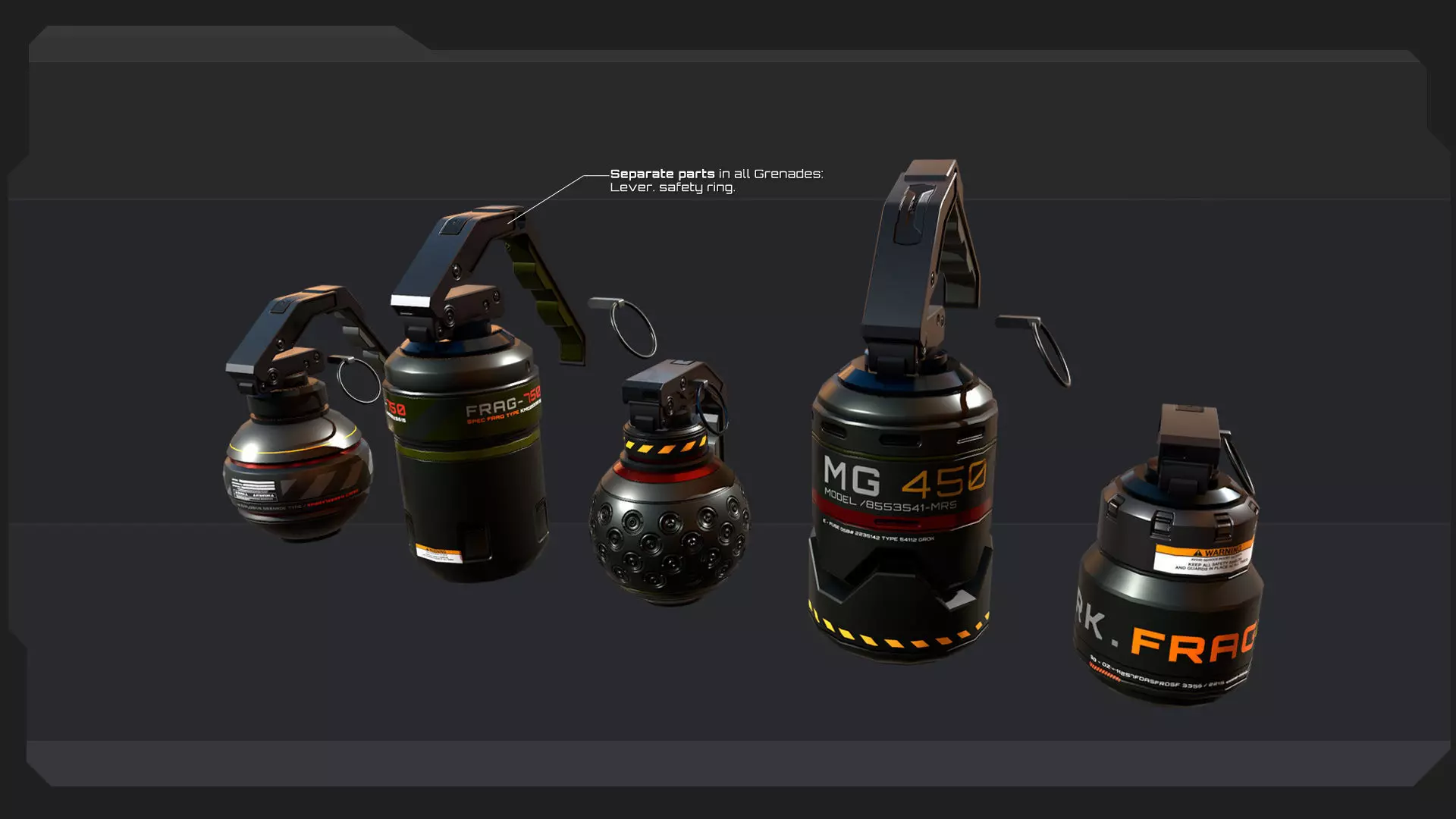 SF MILITARY Pack Low-poly 3D model_9