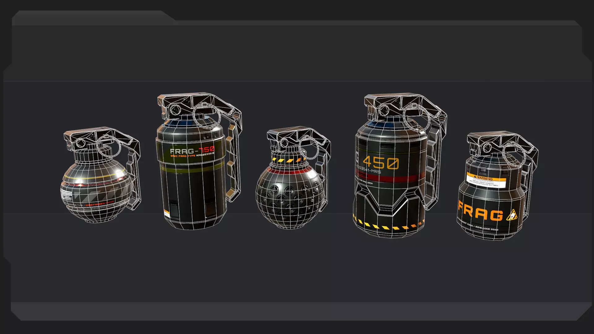 SF MILITARY Pack Low-poly 3D model_12