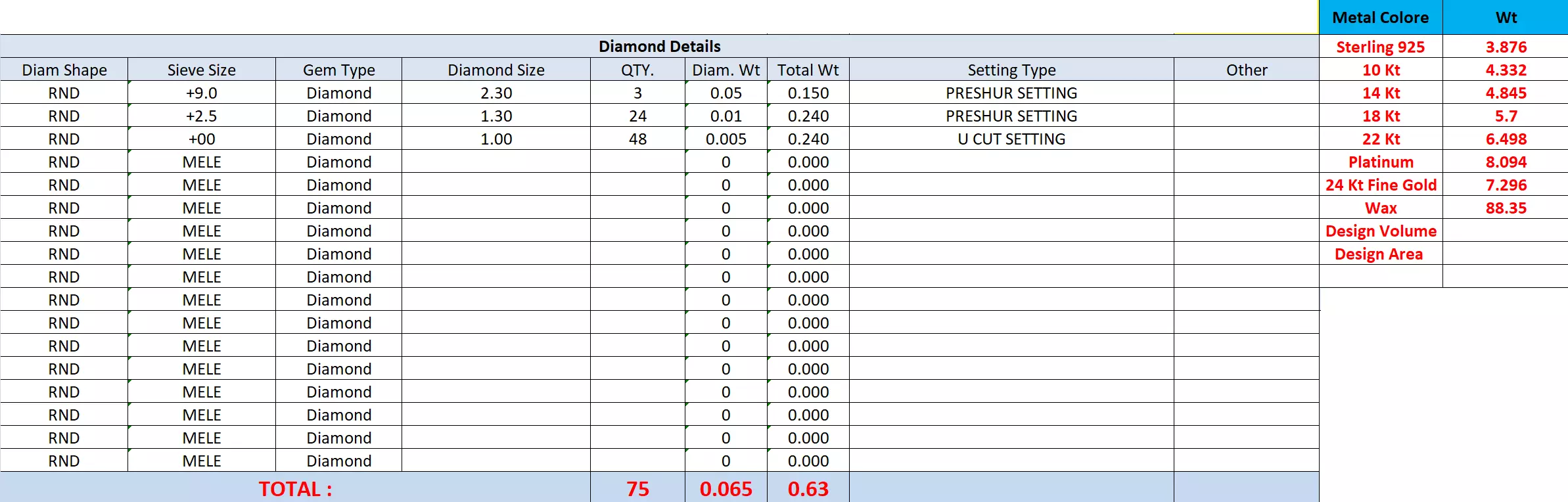 Diamond Cocktail Ring 3dm stl renders animation videos 3D print model_2