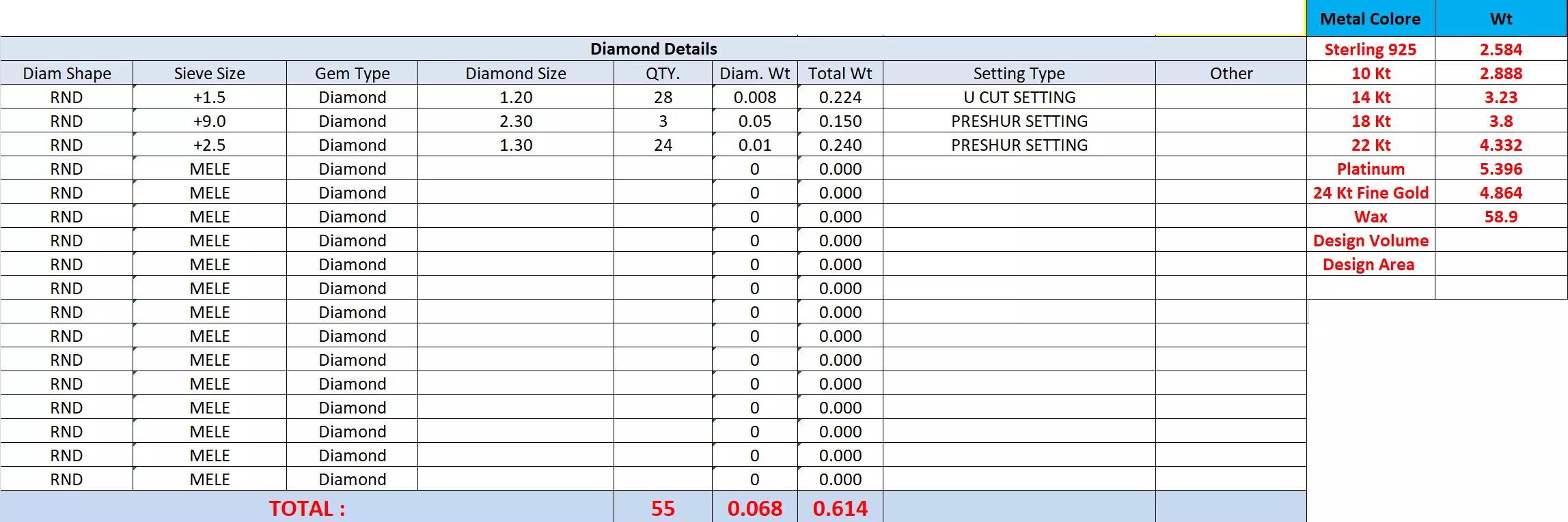 Diamond Cocktail Ring 3dm stl renders animation videos 3D print model_2