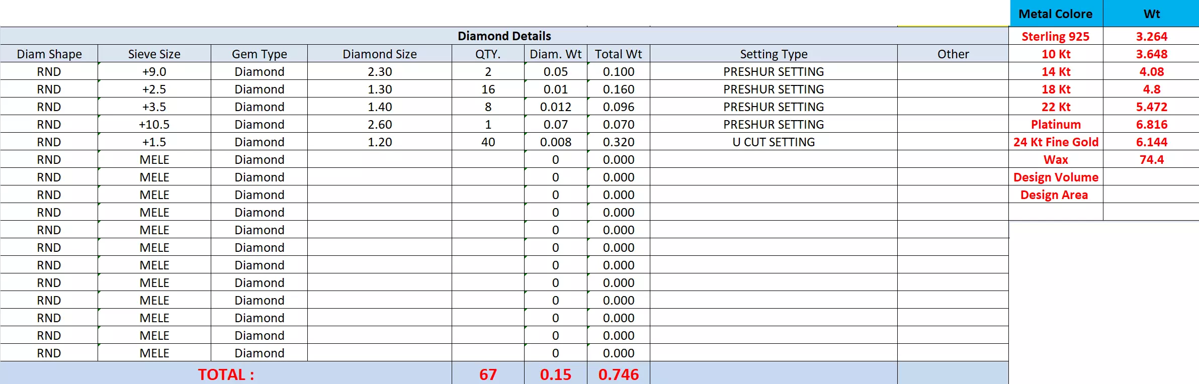 Diamond Cocktail Ring 3dm stl renders animation videos 3D print model_2