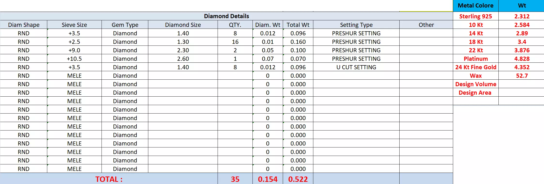 Diamond Cocktail Ring 3dm stl renders animation videos 3D print model_2