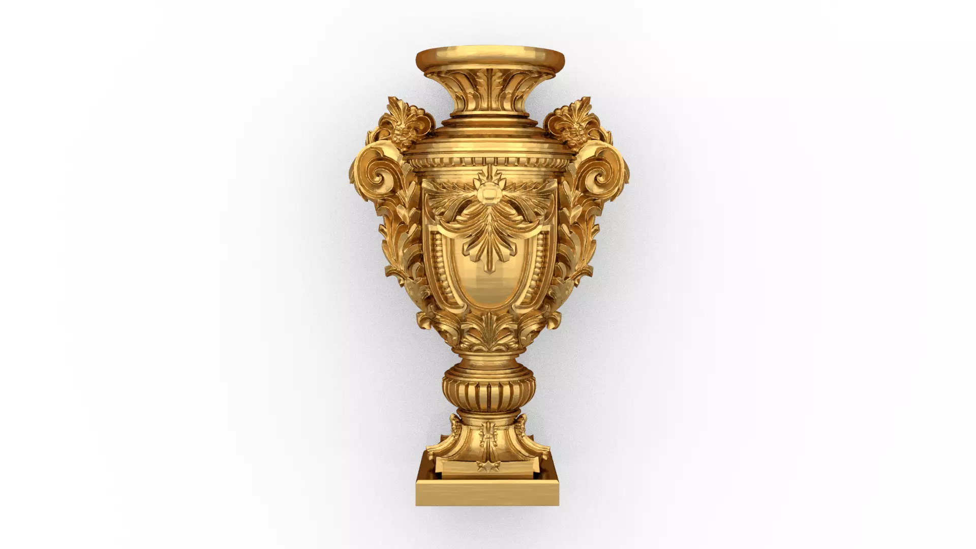 Classical urn decorative onlay cnc 3d printing stl 03 3D print model_0