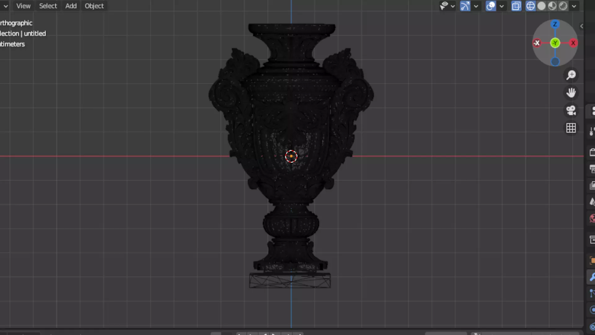Classical urn decorative onlay cnc 3d printing stl 03 3D print model_6