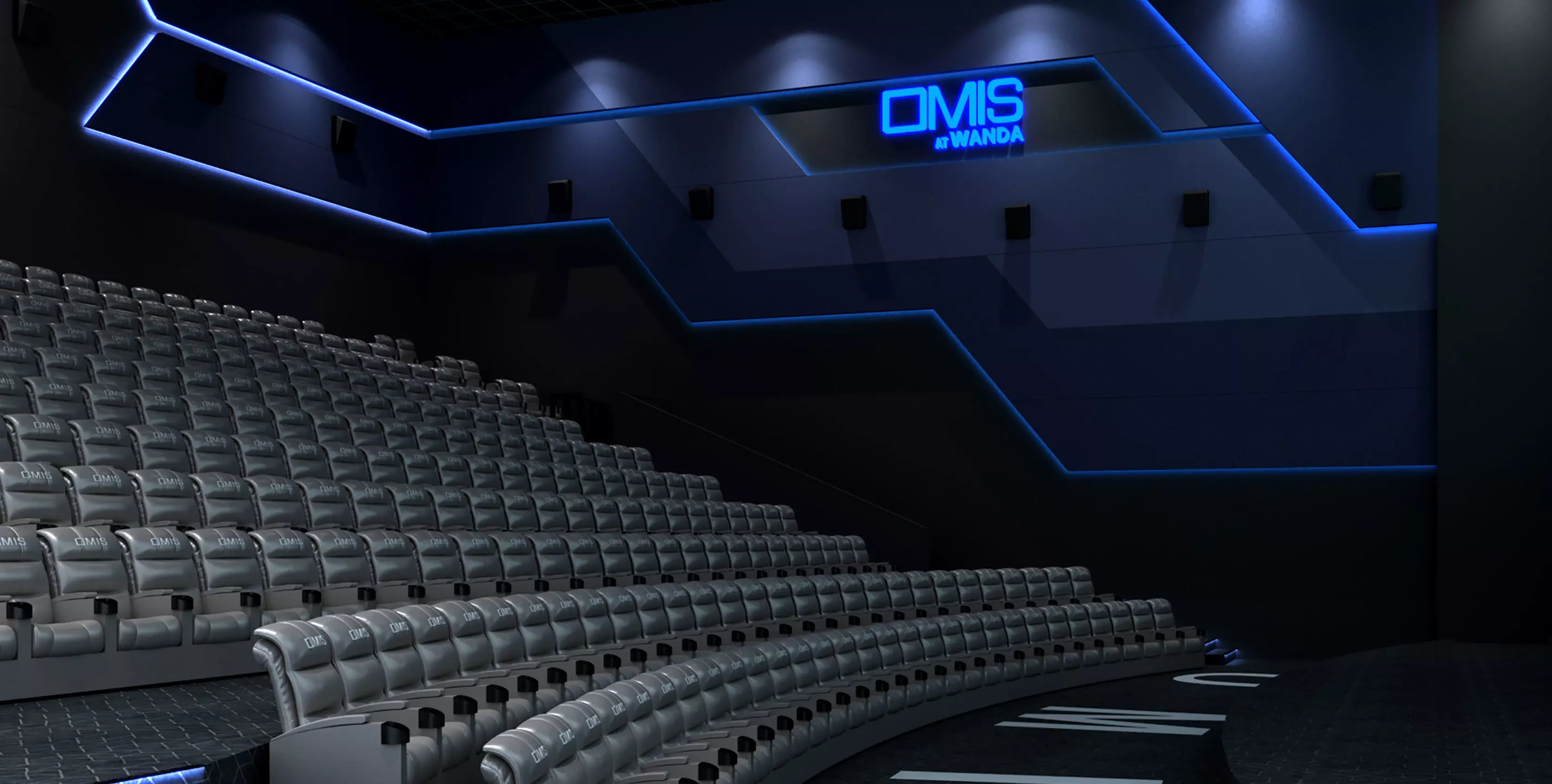 Movie Theater Interior 3D model_3