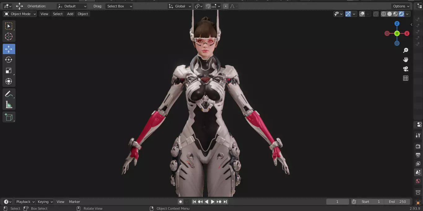 The First Descendant Skin 7 8 9 3D model_15