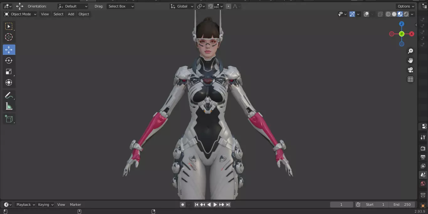 The First Descendant Skin 7 8 9 3D model_14