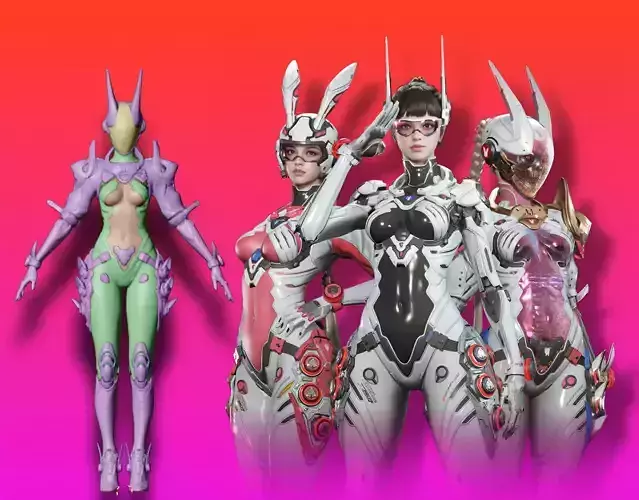 The First Descendant Skin 7 8 9 3D model