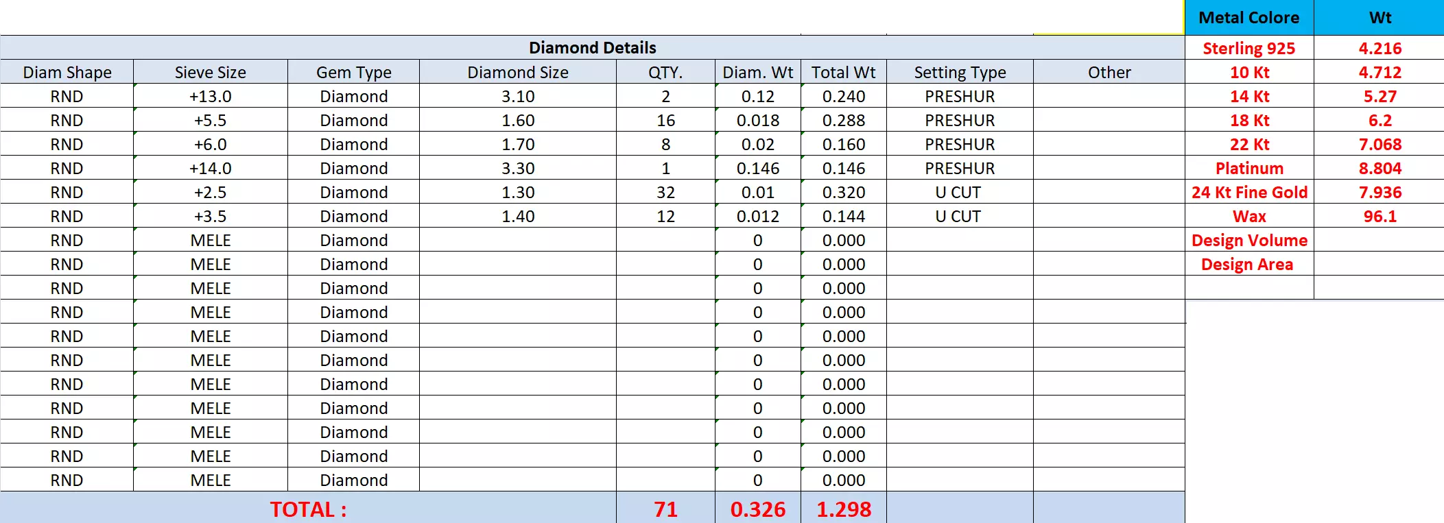Diamond Cocktail Ring 3dm stl renders animation videos 3D print model_2