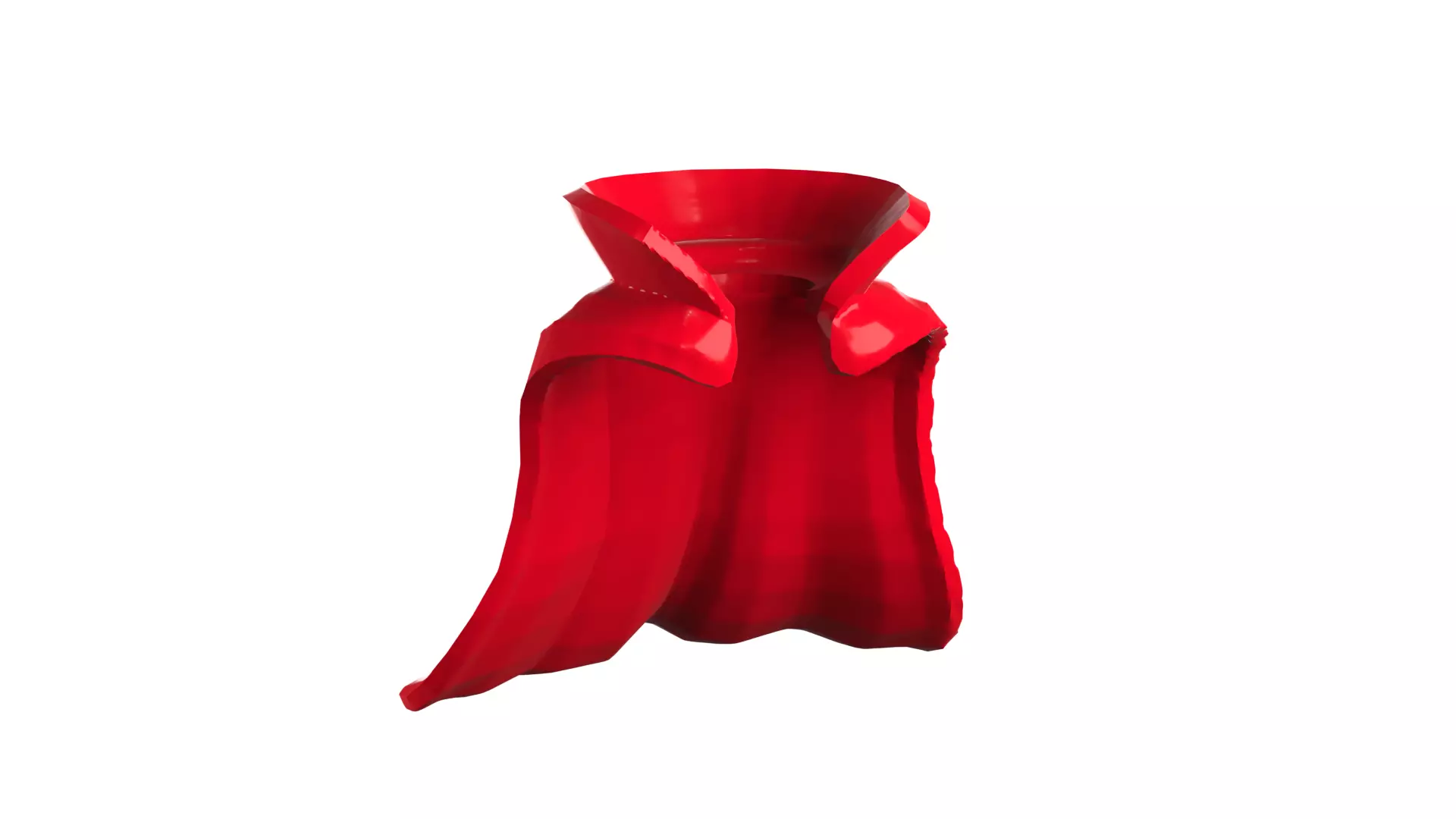 Custom3Dprint Minifigure Accessory - Cloak V1 3D print model_12