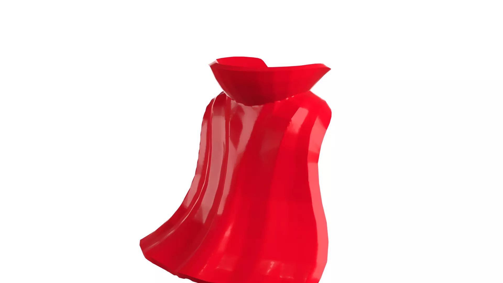 Custom3Dprint Minifigure Accessory - Cloak V1 3D print model_20