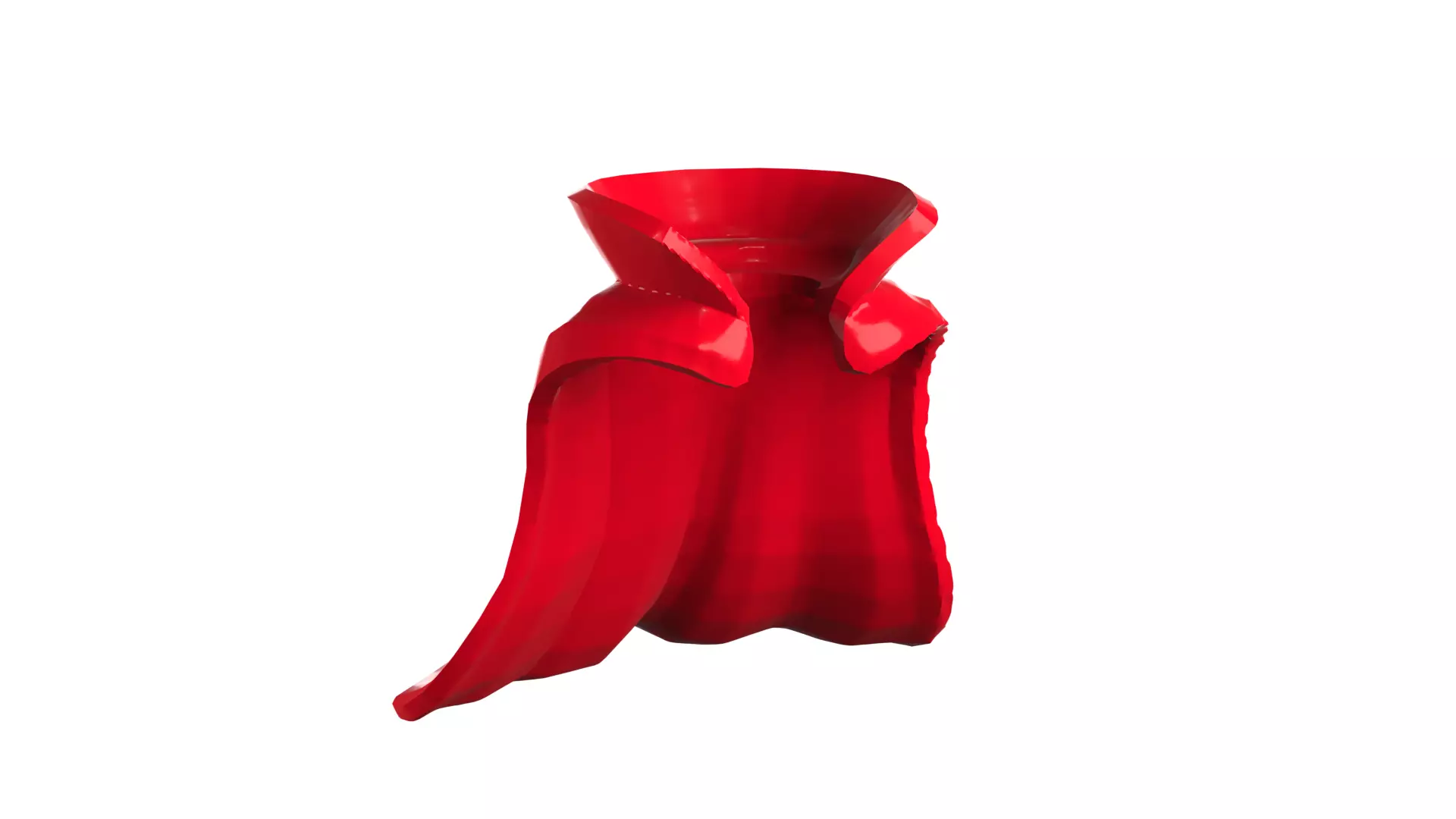 Custom3Dprint Minifigure Accessory - Cloak V1 3D print model_11