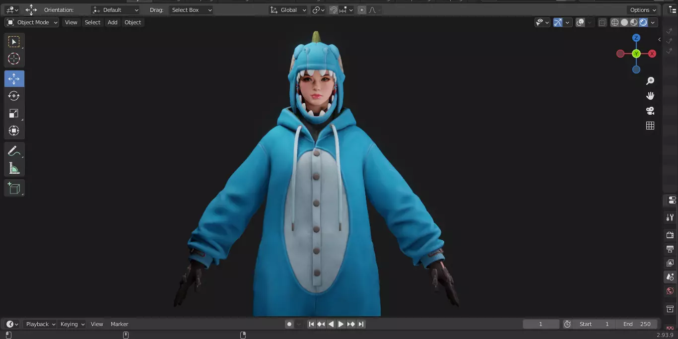 The First Descendant Skin 10 11 3D model_9