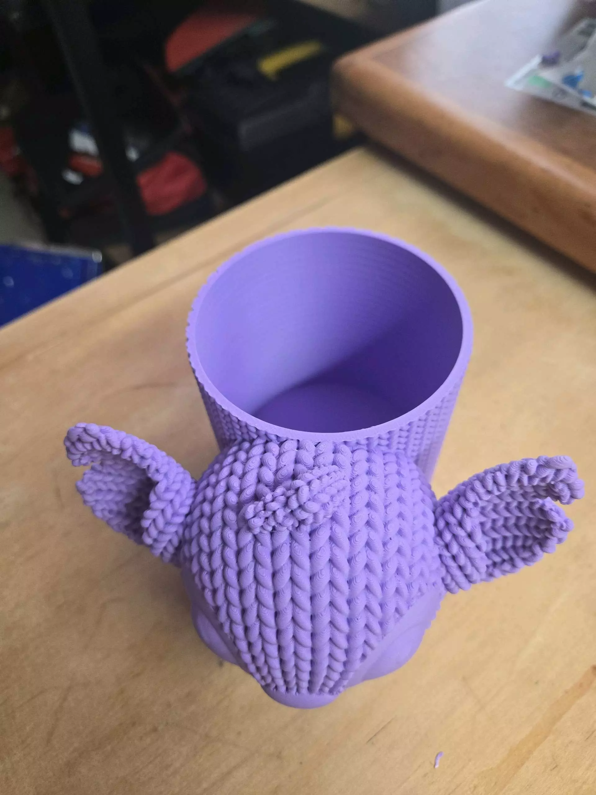 Stitch Pen Holder 3D Model Cute Desk Organizer 3D print model_18