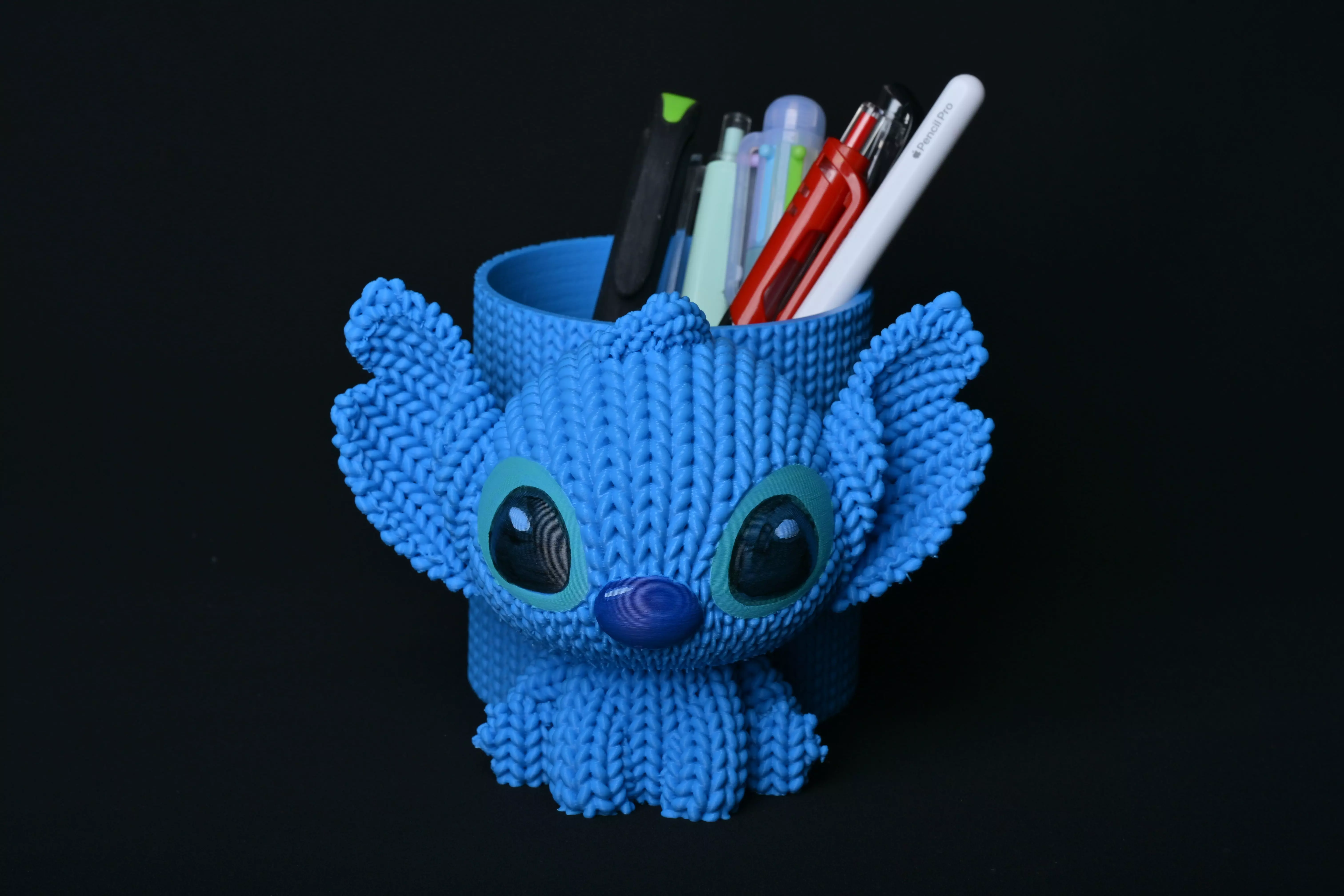 Stitch Pen Holder 3D Model Cute Desk Organizer 3D print model_23