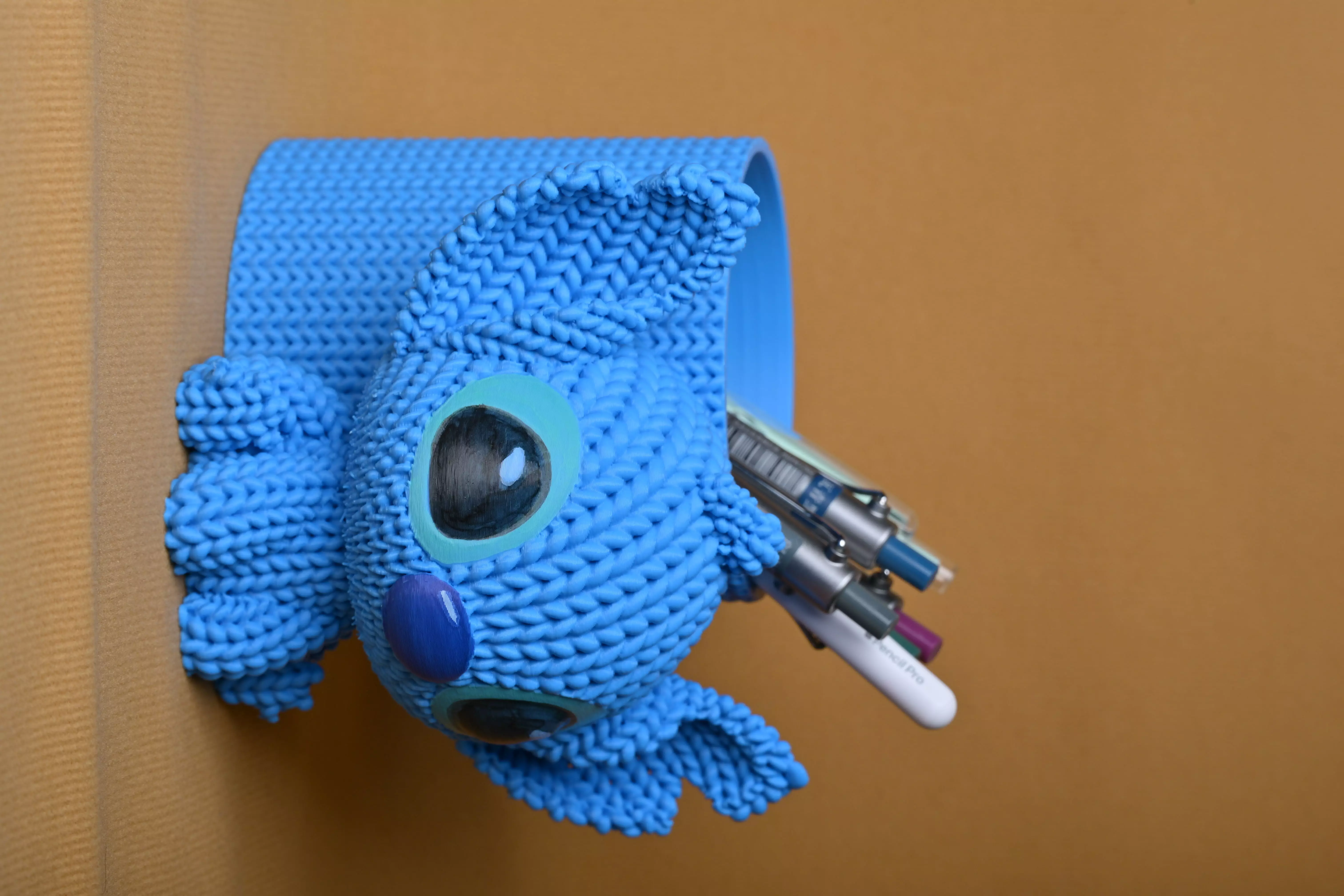 Stitch Pen Holder 3D Model Cute Desk Organizer 3D print model_12