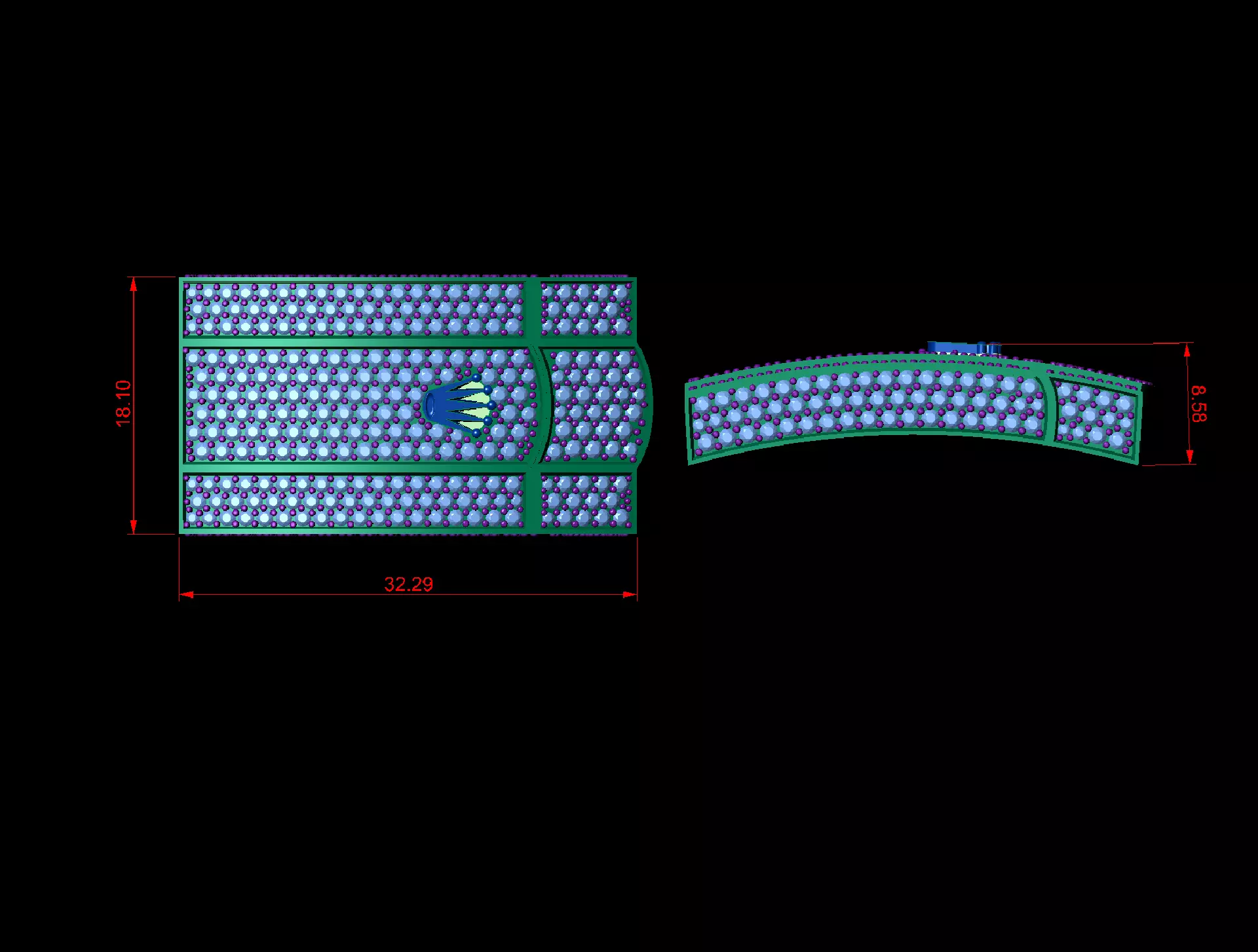 rolex watch lock 3D print model  3D print model_6