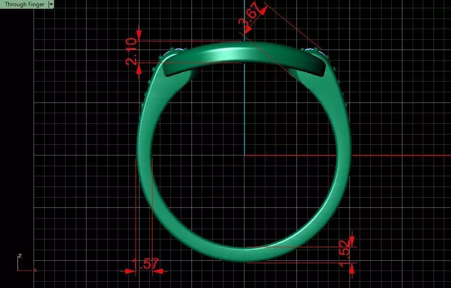 Half-set Jewelry model - Nexus for Her 3D print model_19