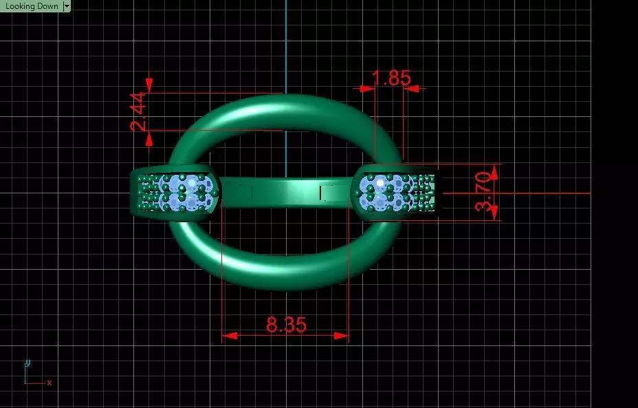 Half-set Jewelry model - Nexus for Her 3D print model_27