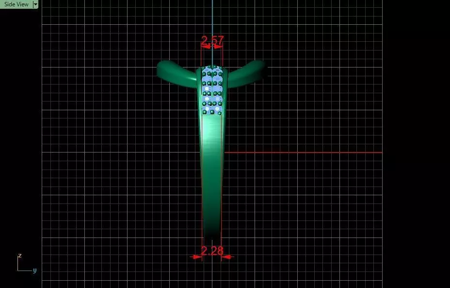 Half-set Jewelry model - Nexus for Her 3D print model_26