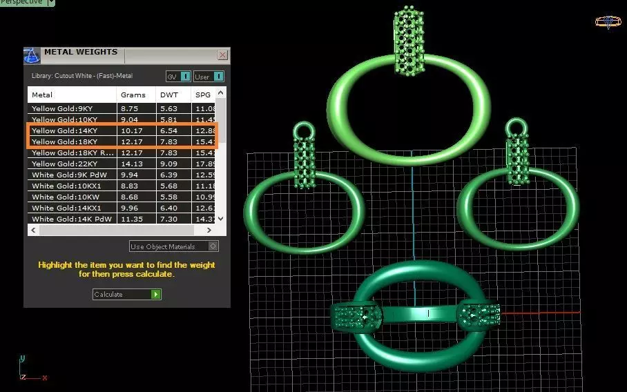 Half-set Jewelry model - Nexus for Her 3D print model_4