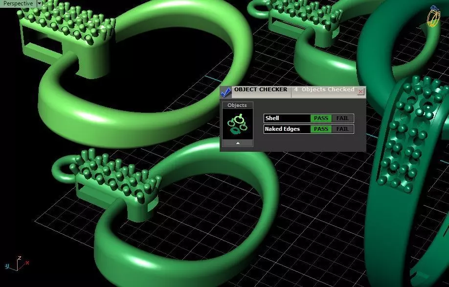 Half-set Jewelry model - Nexus for Her 3D print model_7